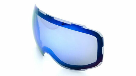 X-Goggle White | Blue mirror